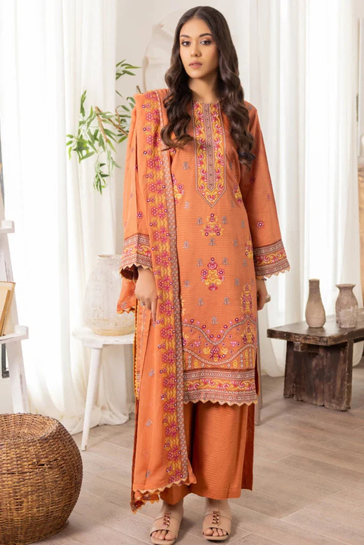 Picture of Kleren - Flora Embroidered Viscose Collection - F-22 - Available at Raja Sahib