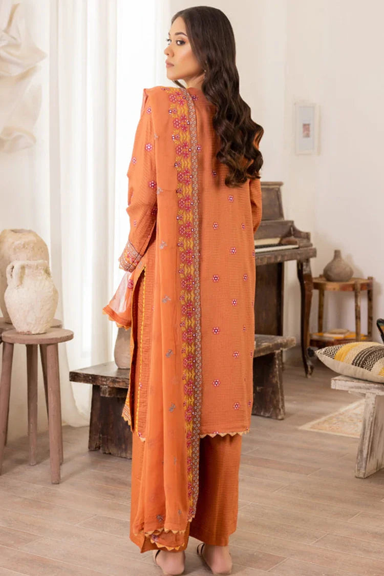 Picture of Kleren - Flora Embroidered Viscose Collection - F-22 - Available at Raja Sahib