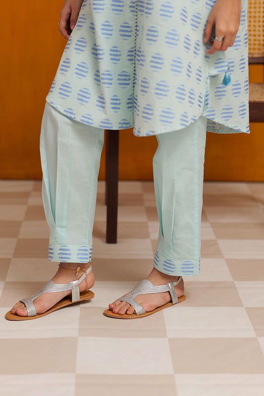 Senorita - GAC-02224 | Frozi & Blue | Casual 2 Piece Suit  | Cotton Yarn dyed