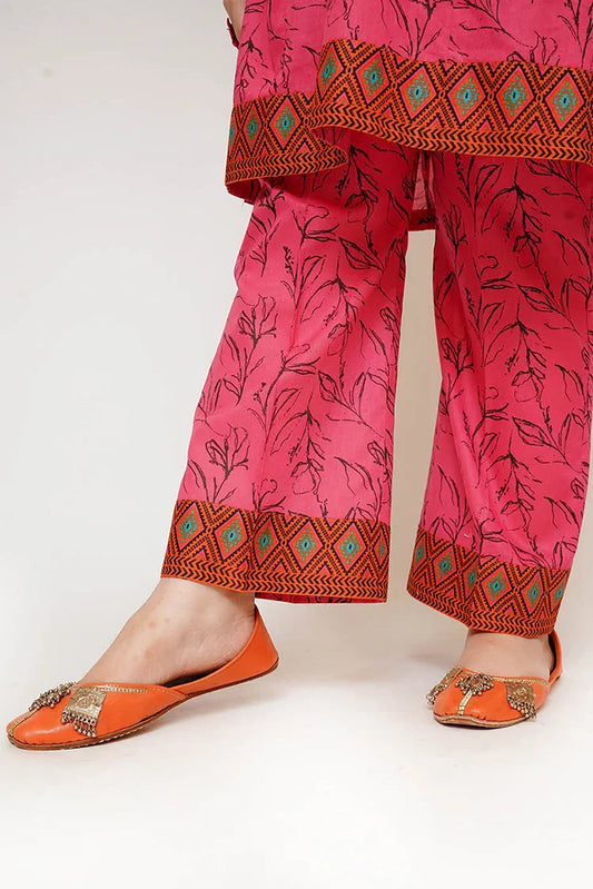 Senorita - Girls Eid Dress - Casual 2 Piece Suit  - Cotton Lawn Printed - GAC-03478