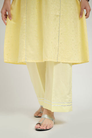 Senorita - GBD-02703 | Yellow & Silver | Casual Plus 3 Piece Suit  | Viscose Jacquard Filament