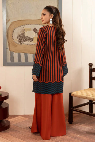 Picture of Stitch Vibes - Basic Wear Pret - 2 PC - Rust Co-Ord Set - Available at Raja Sahib