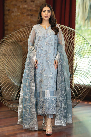 Picture of Ghonche - Festive Collection - Blue Akoya Lux-02 - Available at Raja Sahib