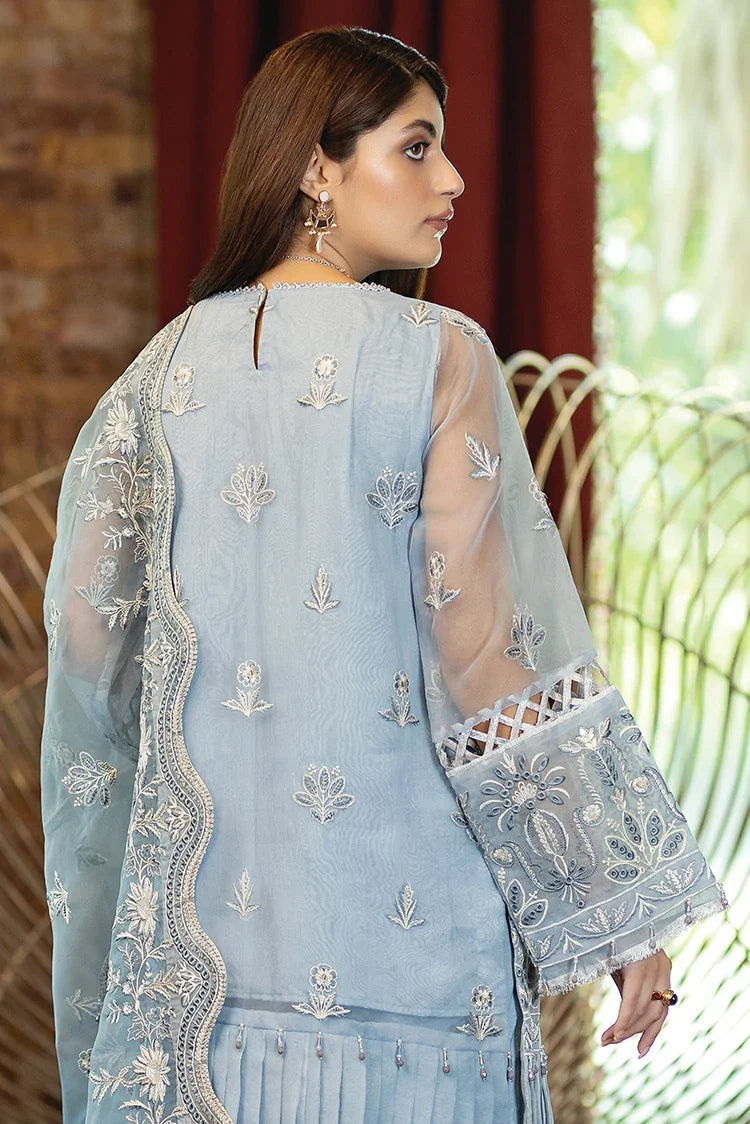 Picture of Ghonche - Festive Collection - Blue Akoya Lux-02 - Available at Raja Sahib