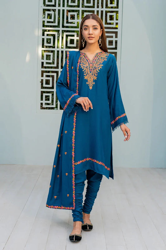 Picture of Ghonche - RTW Signature Collection - Azure - Available at Raja Sahib