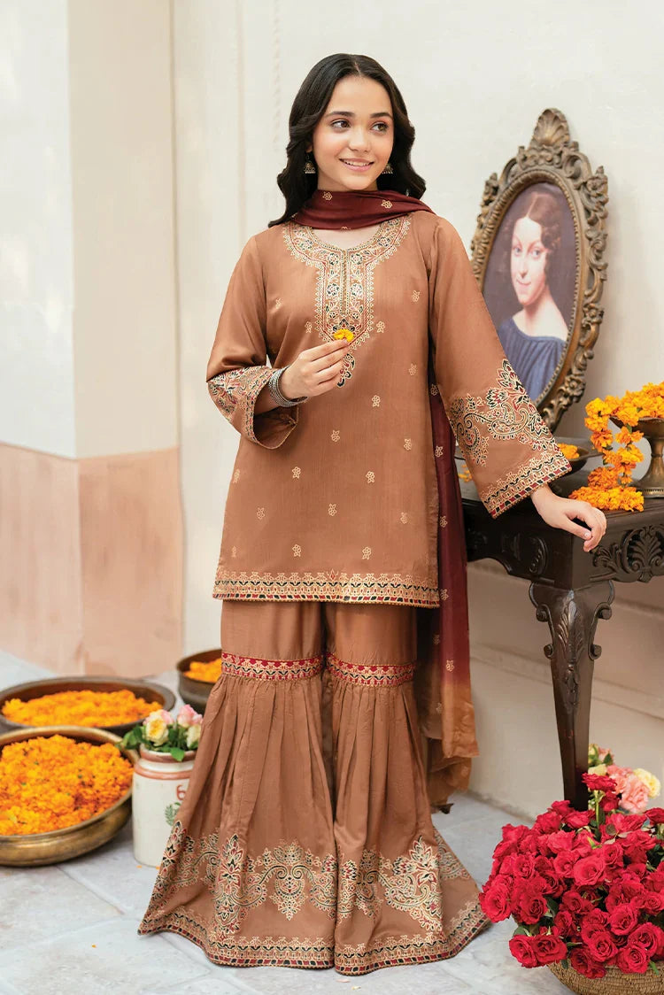 Picture of Garnet - The Little Boutique - 3 PC Stitched - Amal - Available at Raja Sahib