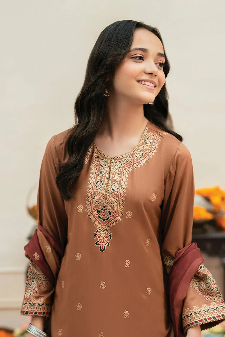 Picture of Garnet - The Little Boutique - 3 PC Stitched - Amal - Available at Raja Sahib