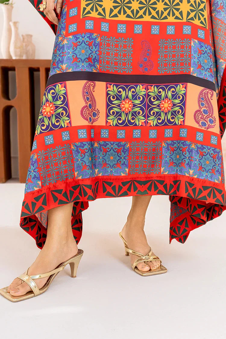 Picture of <!--aye-->Stitch Vibes - Velora Collection - Crimson Elegance Kaftan - Available at Raja Sahib