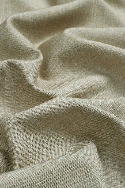 Fabrich - Men's Unstitch Textured Poly Blend Kameez Shalwar - Sage