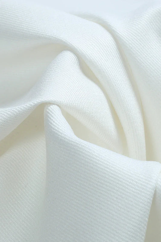 Fabrich - Men's Unstitch Poly-Wool Blend Kameez Shalwar - Off White