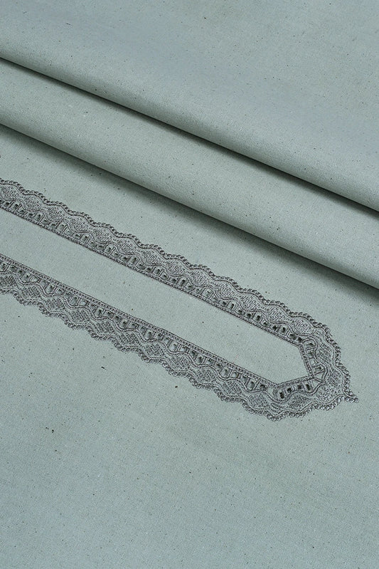 Fabrich - Men's Unstitch Embroidered Khaddar Cutwork - Nyanza