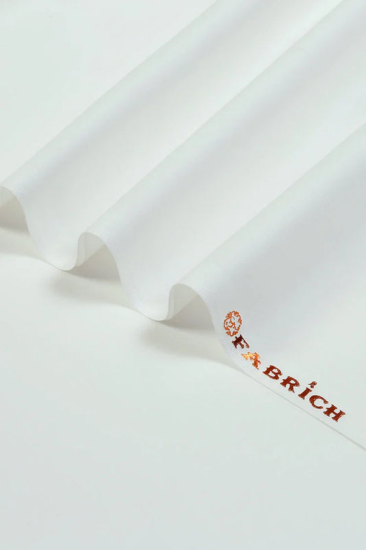 Fabrich - Men's Unstitch Allover Cotton-Thread - off-White