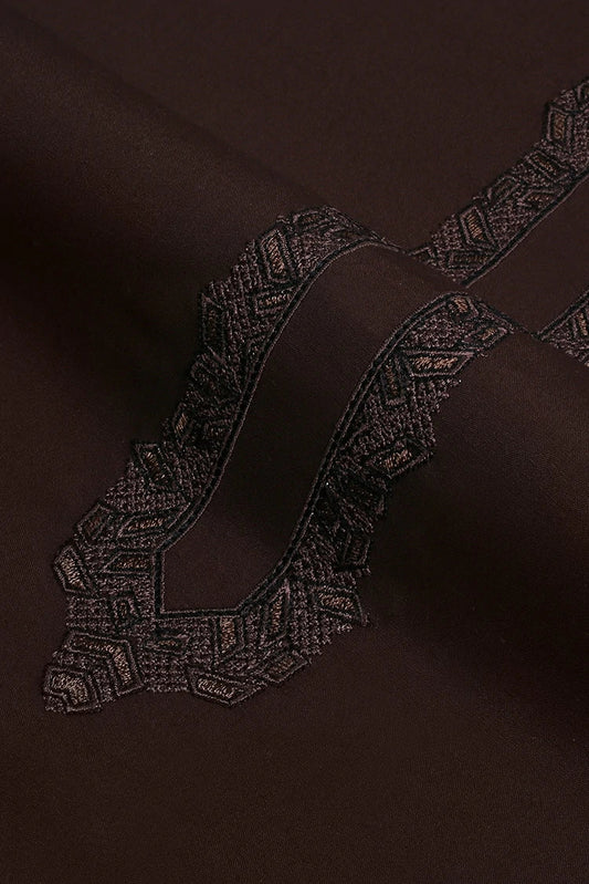 Fabrich - Men's Unstitch Embroidered Kameez Shalwar - Lead