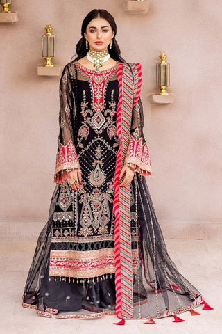 Adan's Libas - Gul-e-Ishtiaq Luxury Embroidered Chiffon - Jahan Ara