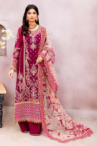 Adan's Libas - Gul-e-Ishtiaq Luxury Embroidered Chiffon - Nou Bahaar