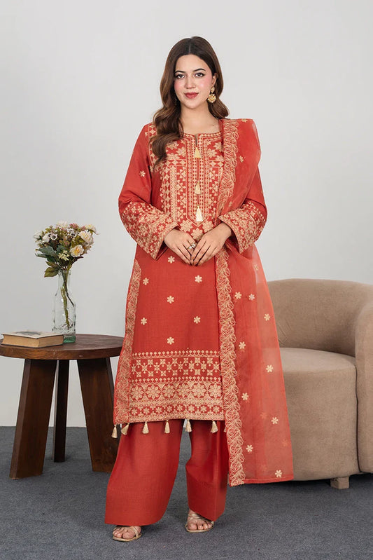 Gulle Eida - 3 Piece Kurta Set - Dreamy Look