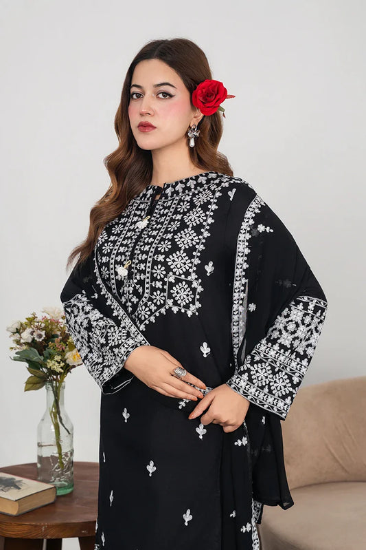 Gulle Eida - 3 Piece Kurta Set - Princess