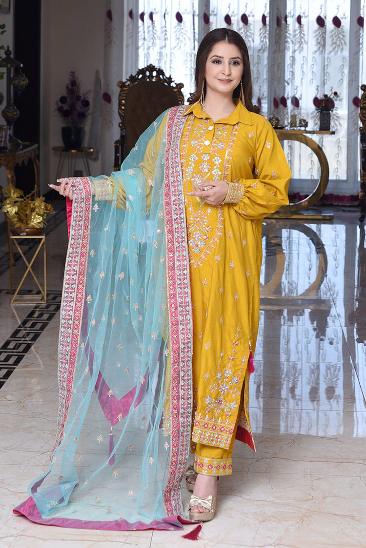 Picture of Ayat - Haseen RTW Collection - Chandan - Available at Raja Sahib