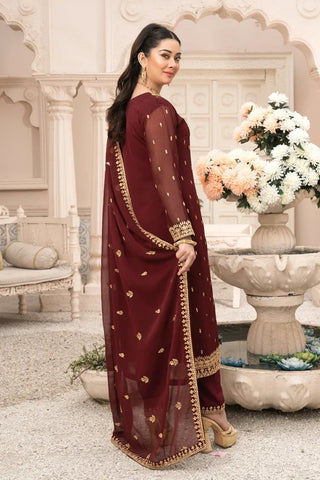 Picture of Abaan Zohan - Rang e Haseen Collection - Ada Maroon - Available at Raja Sahib