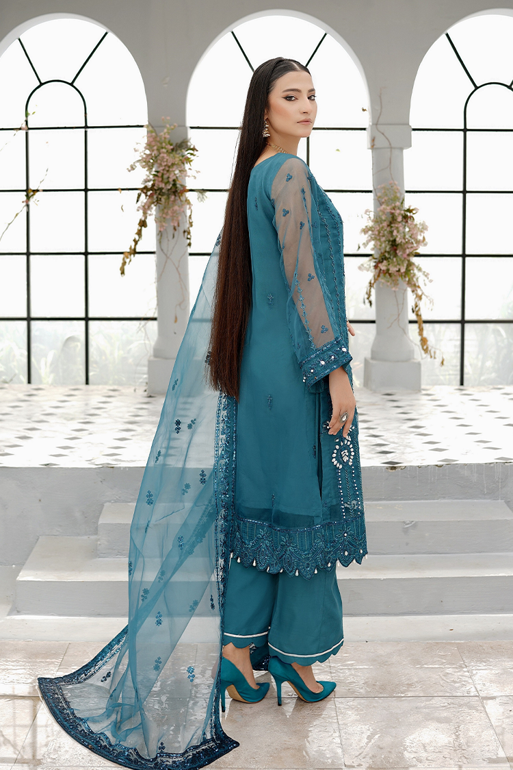 Picture of Layout - Elegance Unstitched Embroidered Collection - Haya - Available at Raja Sahib