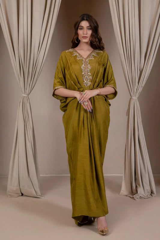 Picture of Hadia Batool - Mushq Pret Collection - Henna - Available at Raja Sahib