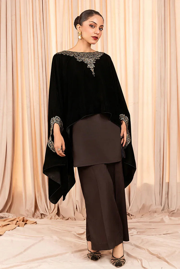 Picture of Stitch Vibes - Aylin Whisper Shawl Shirt - 1 Piece - HCS8293 - Available at Raja Sahib