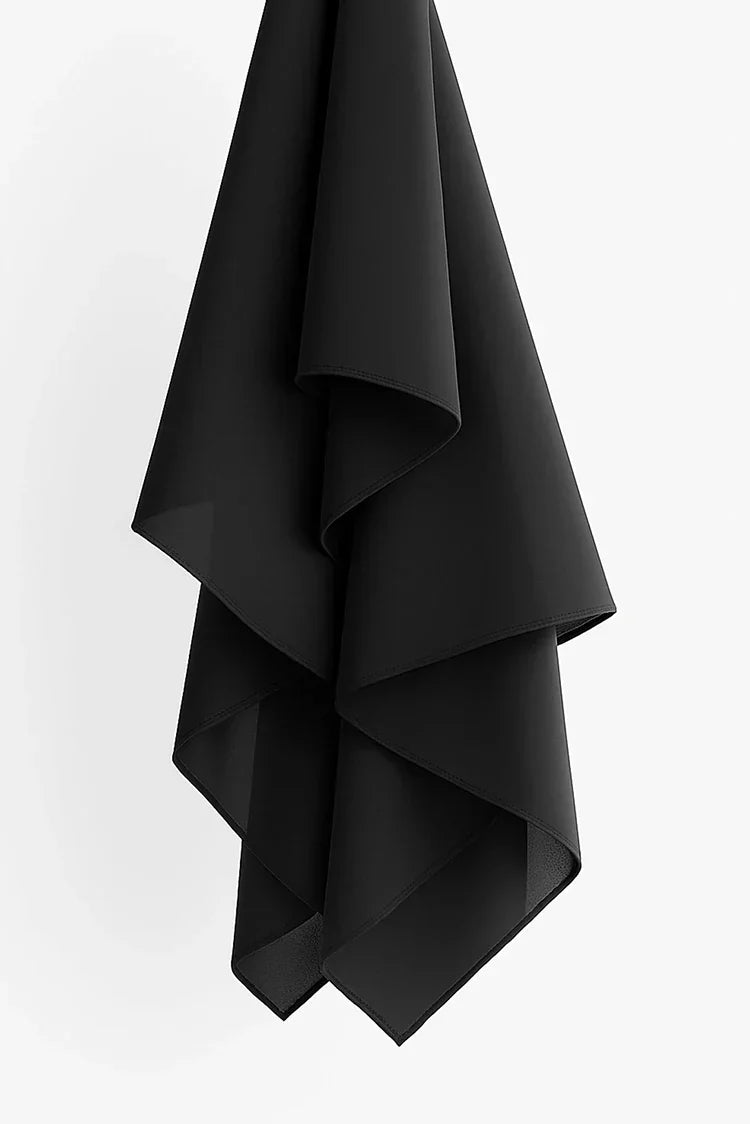 Divinely Crafted - Hijab Chiffon | Black