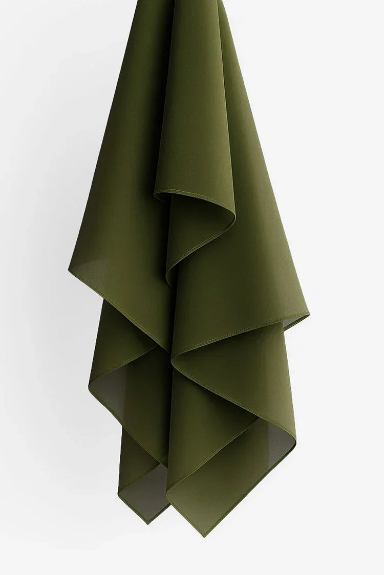 Divinely Crafted - Hijab Chiffon | Olive