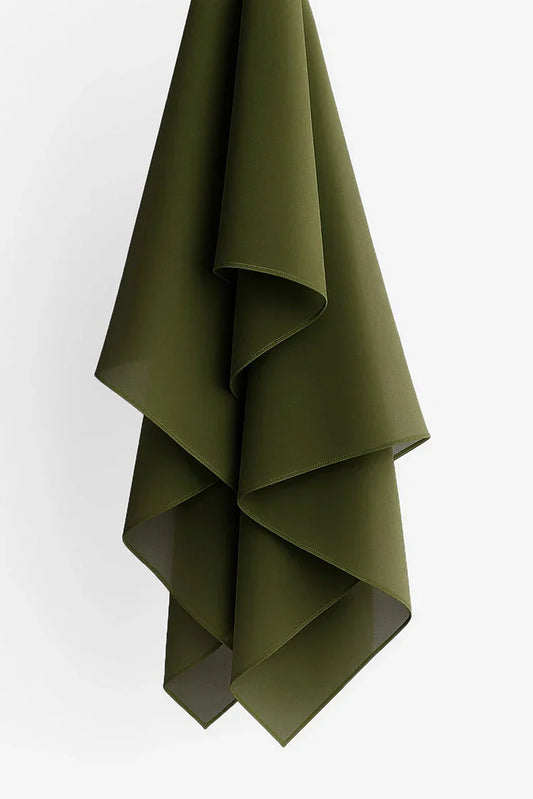 Divinely Crafted - Hijab Chiffon | Olive