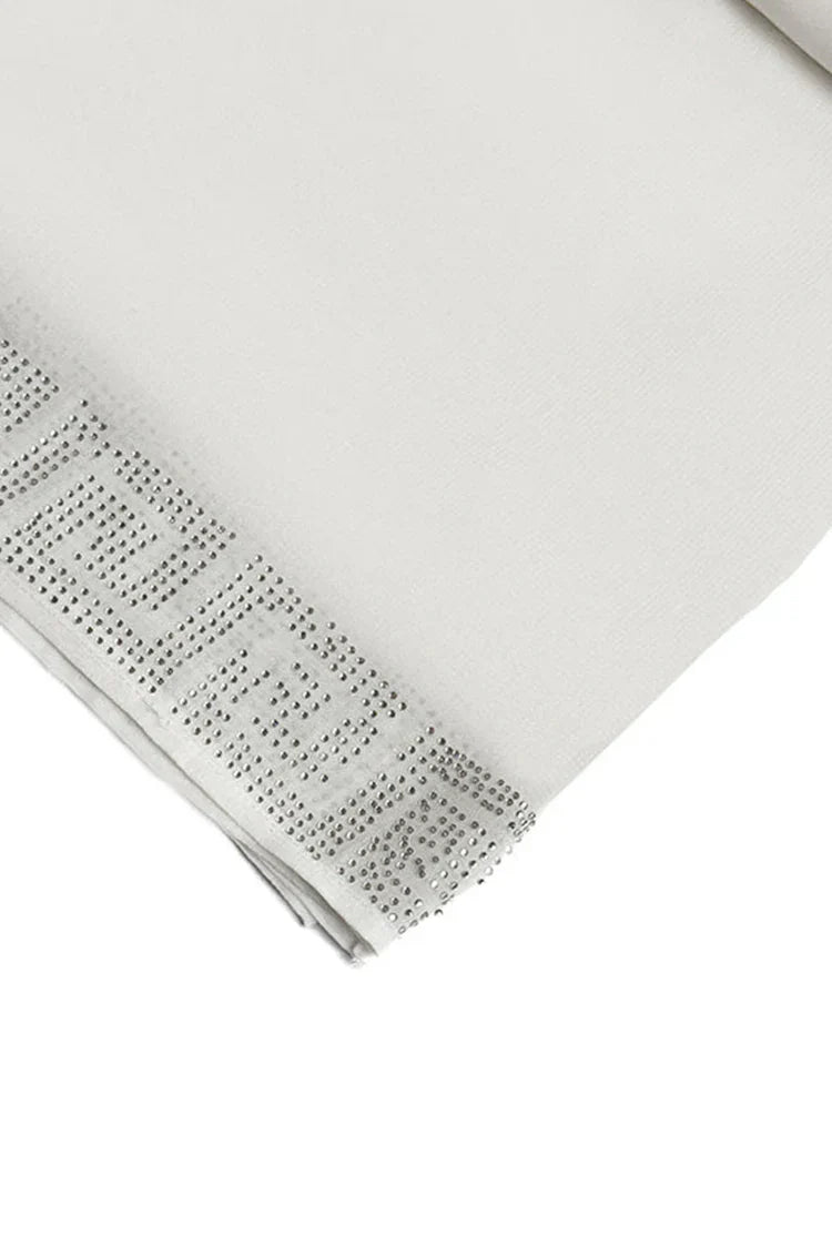 Divinely Crafted - Women Hijab Shawl | White