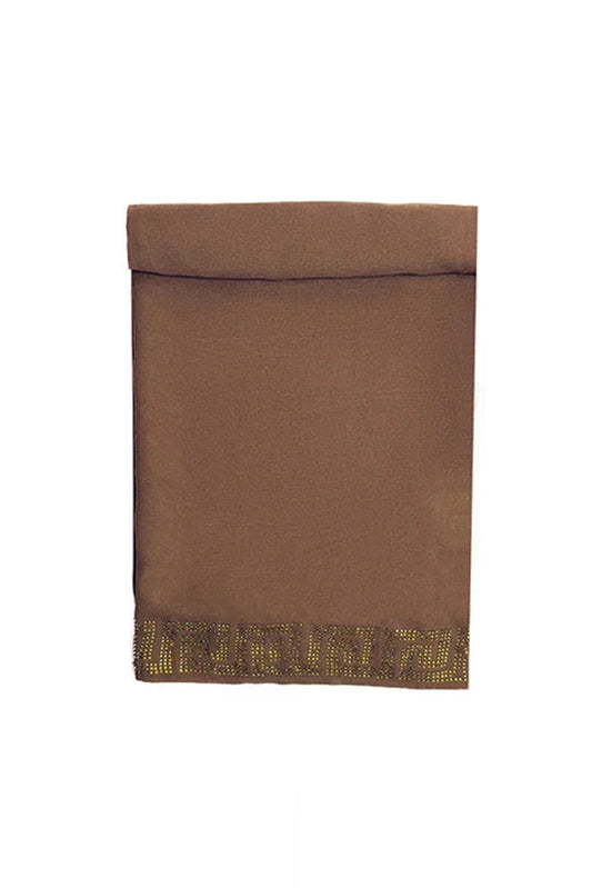 Divinely Crafted - Women Hijab Shawl | Brown