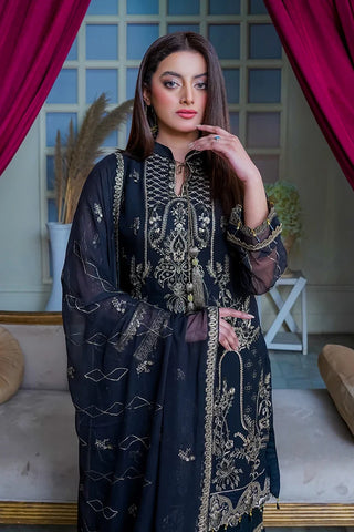 Picture of Maherposh - Maher e Naseeb Embroidered Chiffon Collection - HM-1011 - Sayonee - Available at Raja Sahib