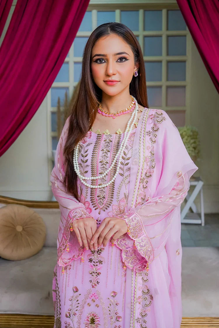 Picture of Maherposh - Maher e Naseeb Embroidered Chiffon Collection - HM-1012 - Maahru - Available at Raja Sahib