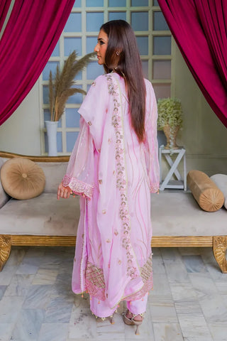 Picture of Maherposh - Maher e Naseeb Embroidered Chiffon Collection - HM-1012 - Maahru - Available at Raja Sahib