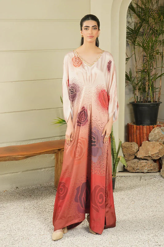 Picture of <!--ann-->Stitch Vibes - Ravayah Eid Collection Vol 1 - Seraphina Rose Kaftan - Available at Raja Sahib