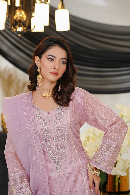 Alsiyaab - Adaa e Khaas - 3 Piece - Roshni - Lilac
