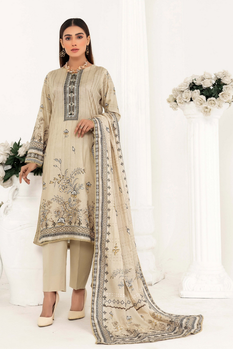 Picture of Humdum - H Prints Unstitched Lawn - D19 - Available at Raja Sahib