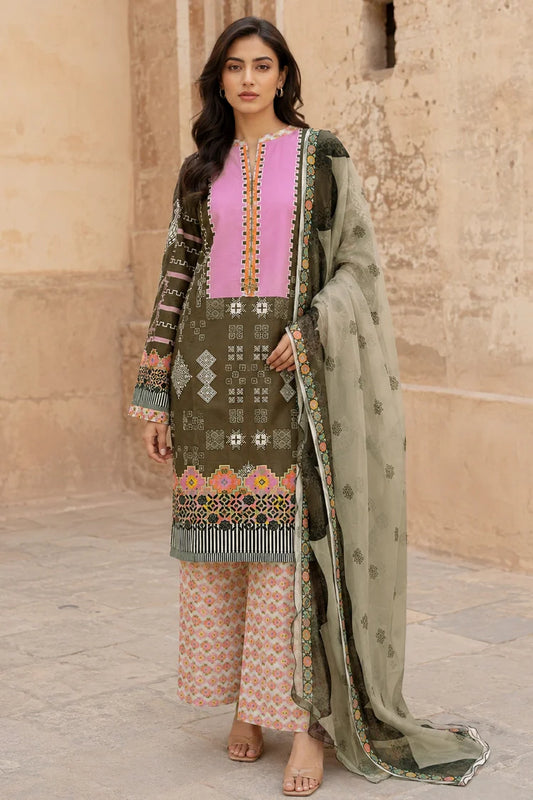 Kleren - Digital Printed Lawn - H-10 - Unstitched