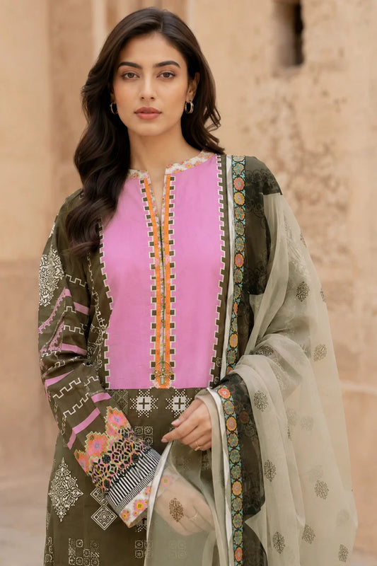 Kleren - Digital Printed Lawn - H-10 - Unstitched