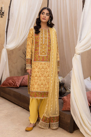 Ishq Embroidered Jacquard Collection - IS-02