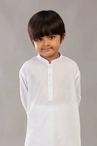 Picture of Istor - 2 PC Stitched - Kids Suit - White - IST-107 - Available at Raja Sahib