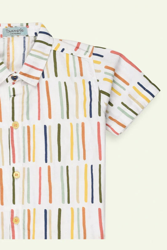Ixample - Boys Cotton Printed Shirt