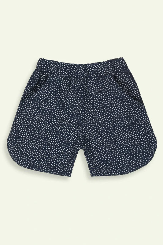 Ixample - Polka Dot Navy Twill Shorts