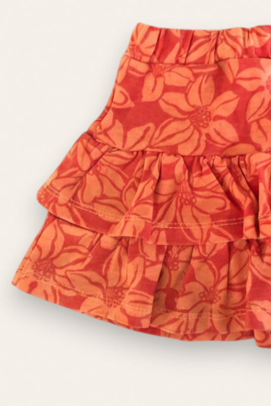Ixample - Girls Floral Jersey Skirt