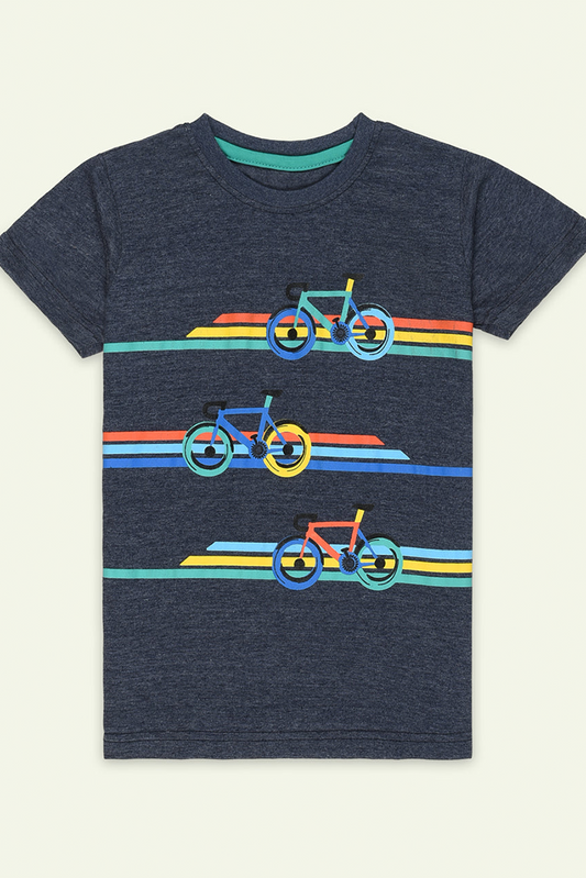 Ixample - Melange Grey Bicycle Tee