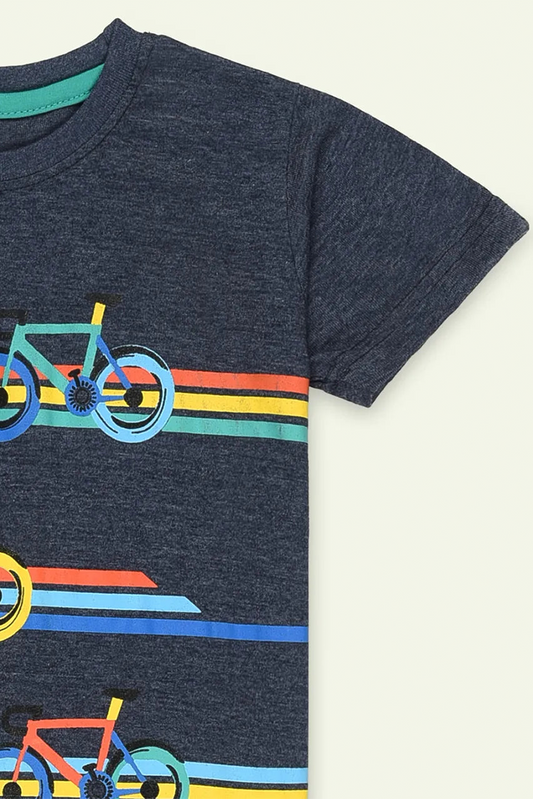 Ixample - Melange Grey Bicycle Tee