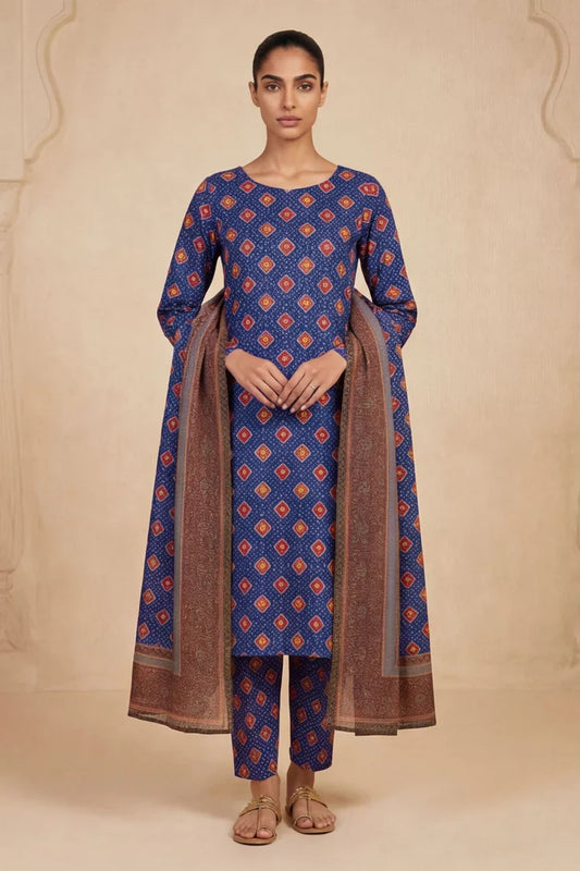 Kleren - Printed Lawn - I-25 - Unstitched