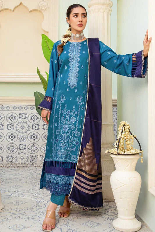 Picture of Kleren - Imroz Embroidered Viscose Collection - I-14 - Available at Raja Sahib