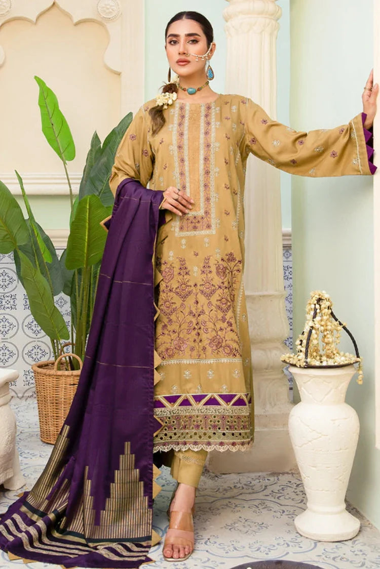 Picture of Kleren - Imroz Embroidered Viscose Collection - I-15 - Available at Raja Sahib