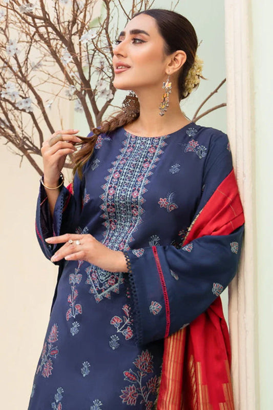 Picture of Kleren - Imroz Embroidered Viscose Collection - I-18 - Available at Raja Sahib